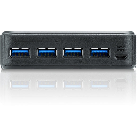 2-Port USB 3.0 Hub with Data Sharing Function - High-Speed USB Splitter for Laptop, PC, Mac - Perfect for Home Office, Gaming & Multi-Device Charging