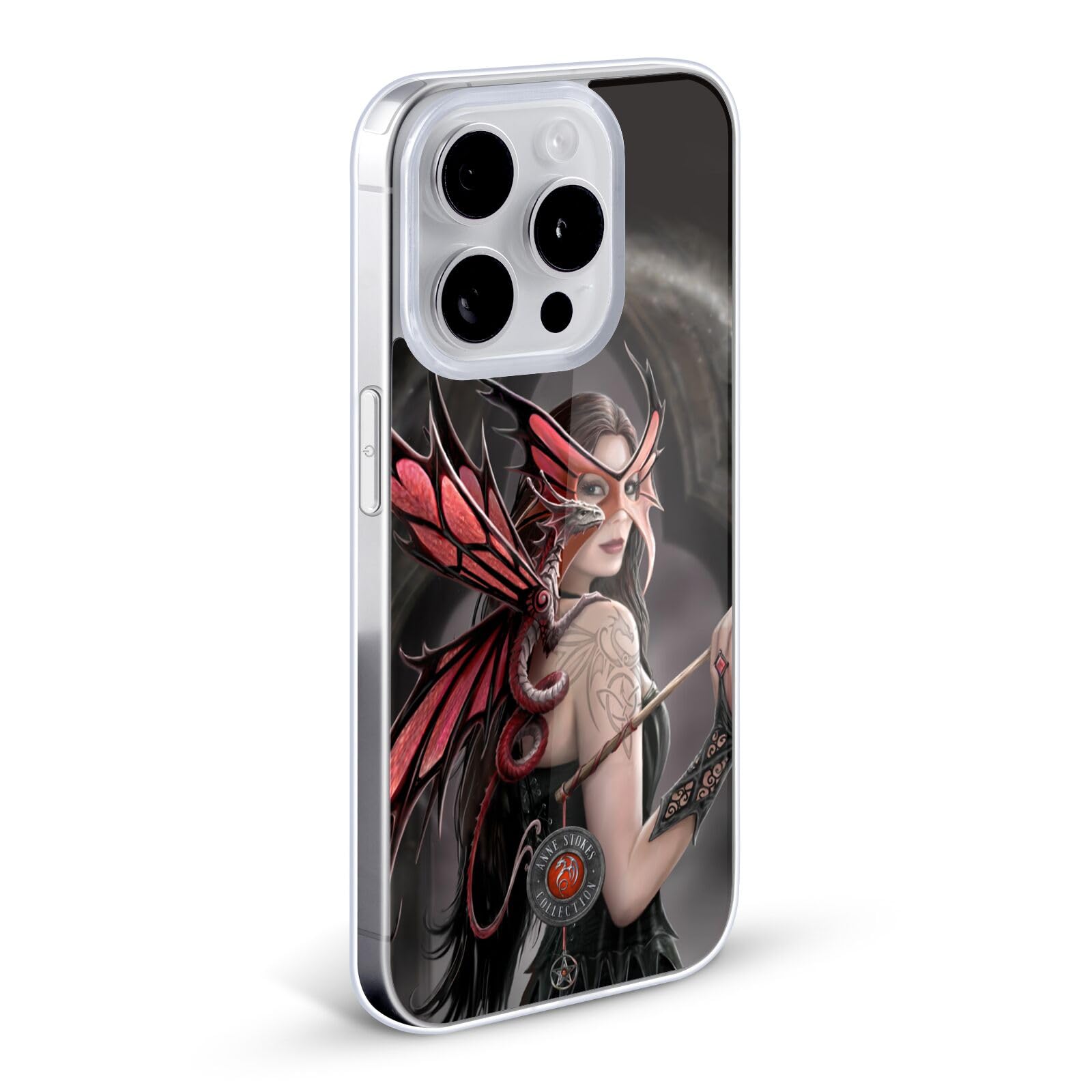 Officially Licensed Anne Stokes Spellbound Dragon Friendship Soft Gel Case for Apple iPhone 12 Pro Max - Cute Fantasy Phone Cover for Protection & Style - Perfect Gift for Dragon Lovers & Fantasy Fans