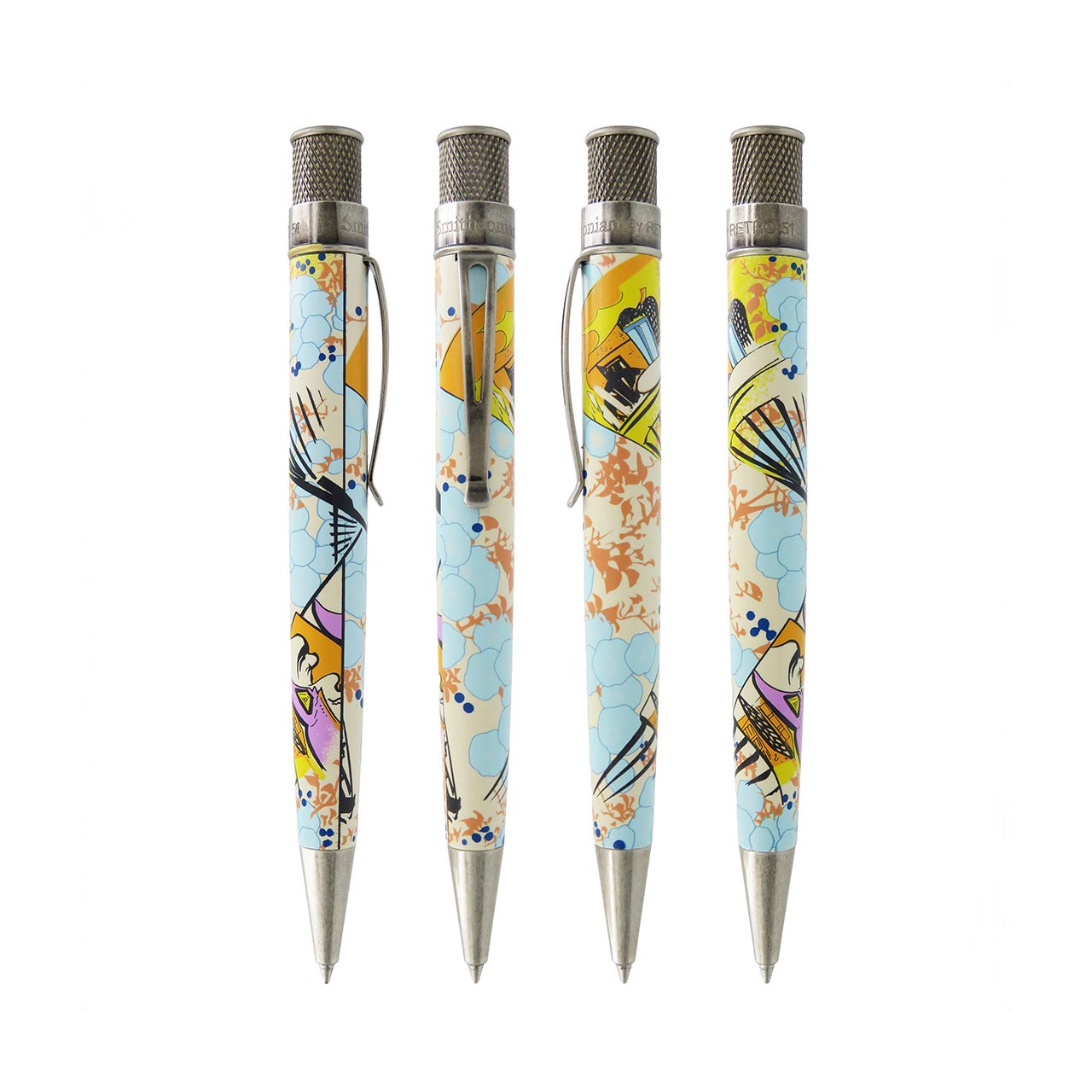 Vintage Retro 51 Smithsonian Rollerball Pen - Classic Writing Instrument for Office, Journaling & Gift Giving | Smooth Ink Flow & Elegant Design