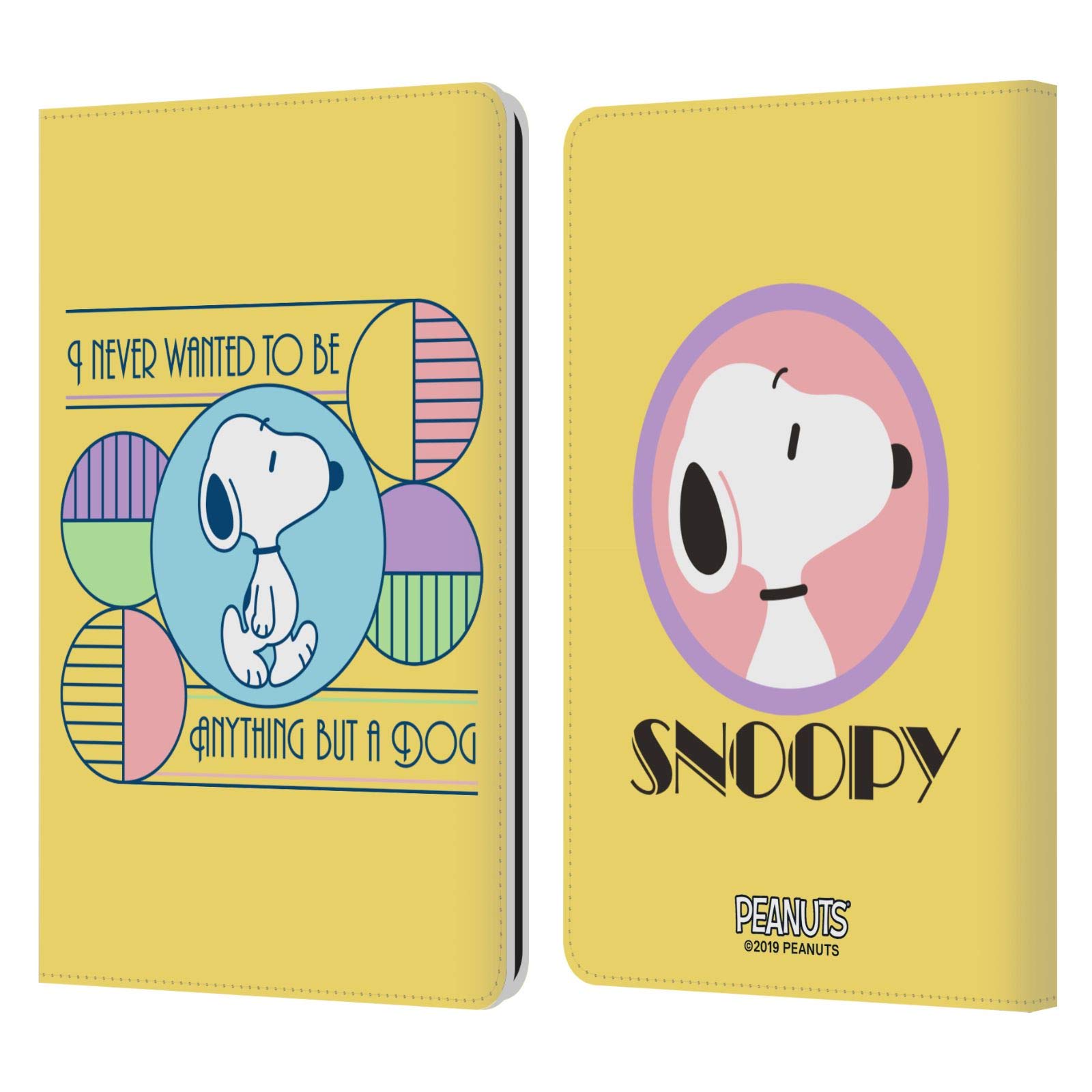 Officially Licensed Peanuts Snoopy Dog Leather Book Wallet Case Cover for Kindle Paperwhite 1/2/3 - Perfect for Reading & Travel Protection