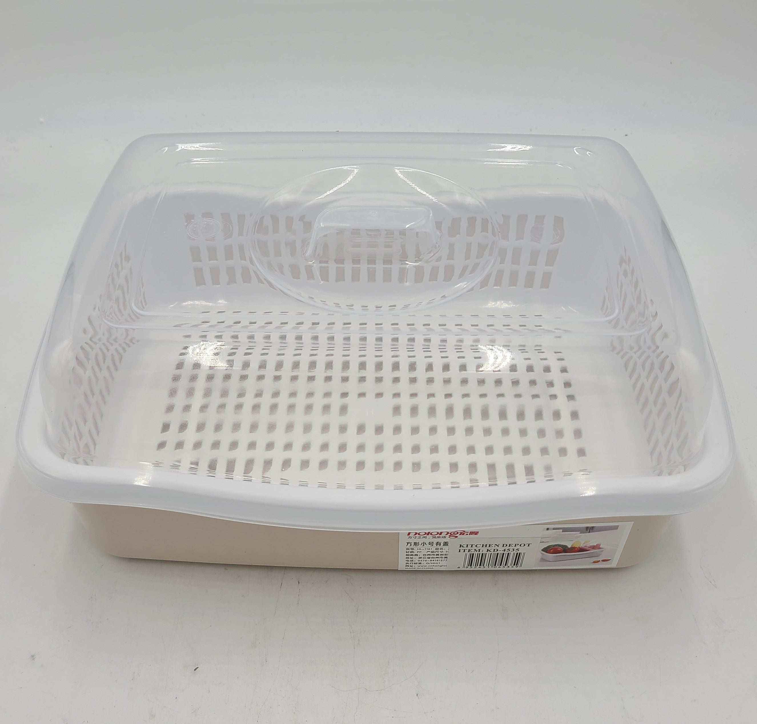 12.5x9 Inch Large Plastic Colander Set of 3 - Durable Kitchen Strainer for Pasta, Vegetables & Fruits - Perfect for Cooking, Baking & Meal Prep