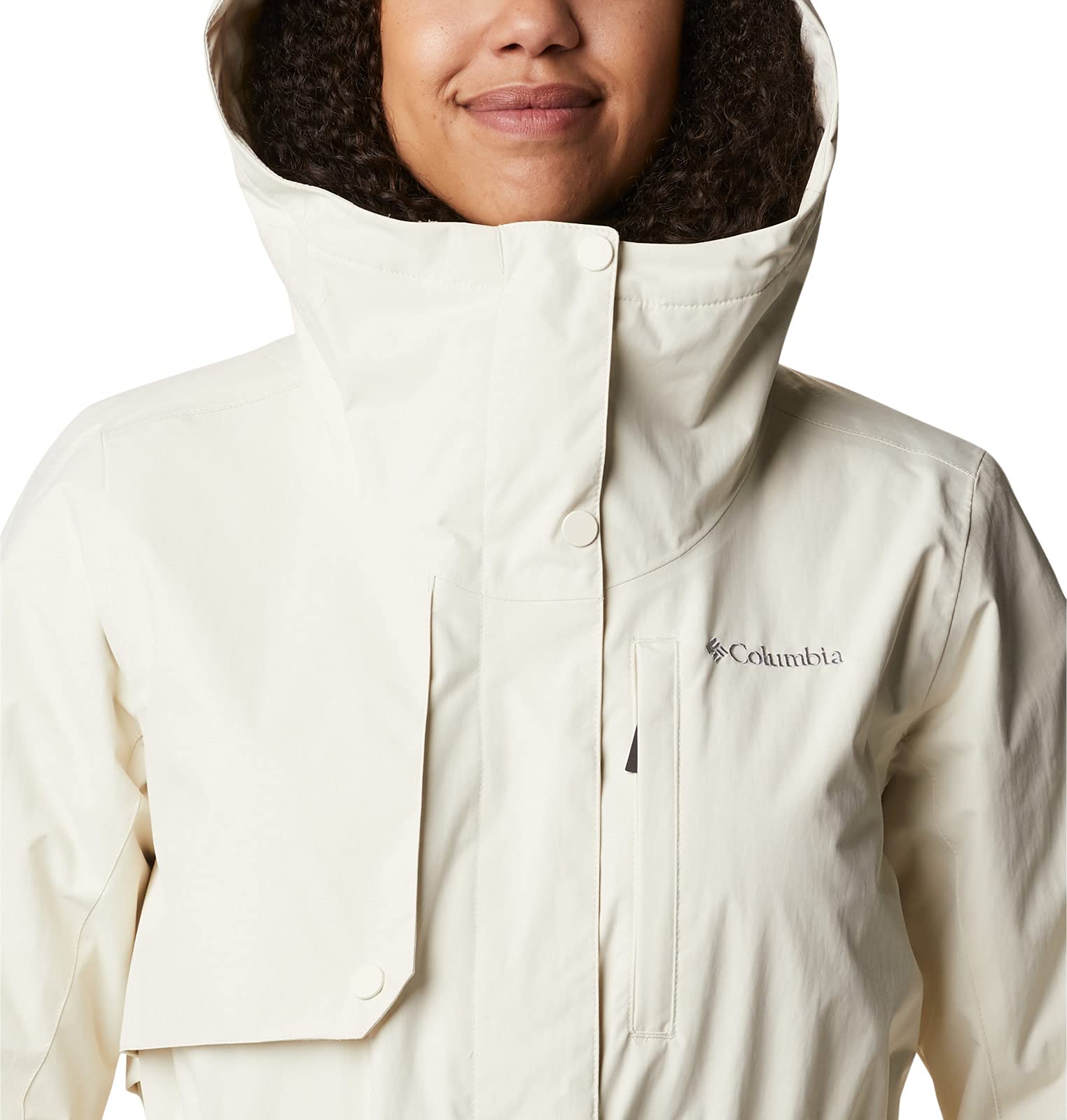 Columbia Women's Hadley Trail Jacket - Waterproof Hiking Jacket for Outdoor Adventures, Lightweight Windbreaker for Camping & Travel