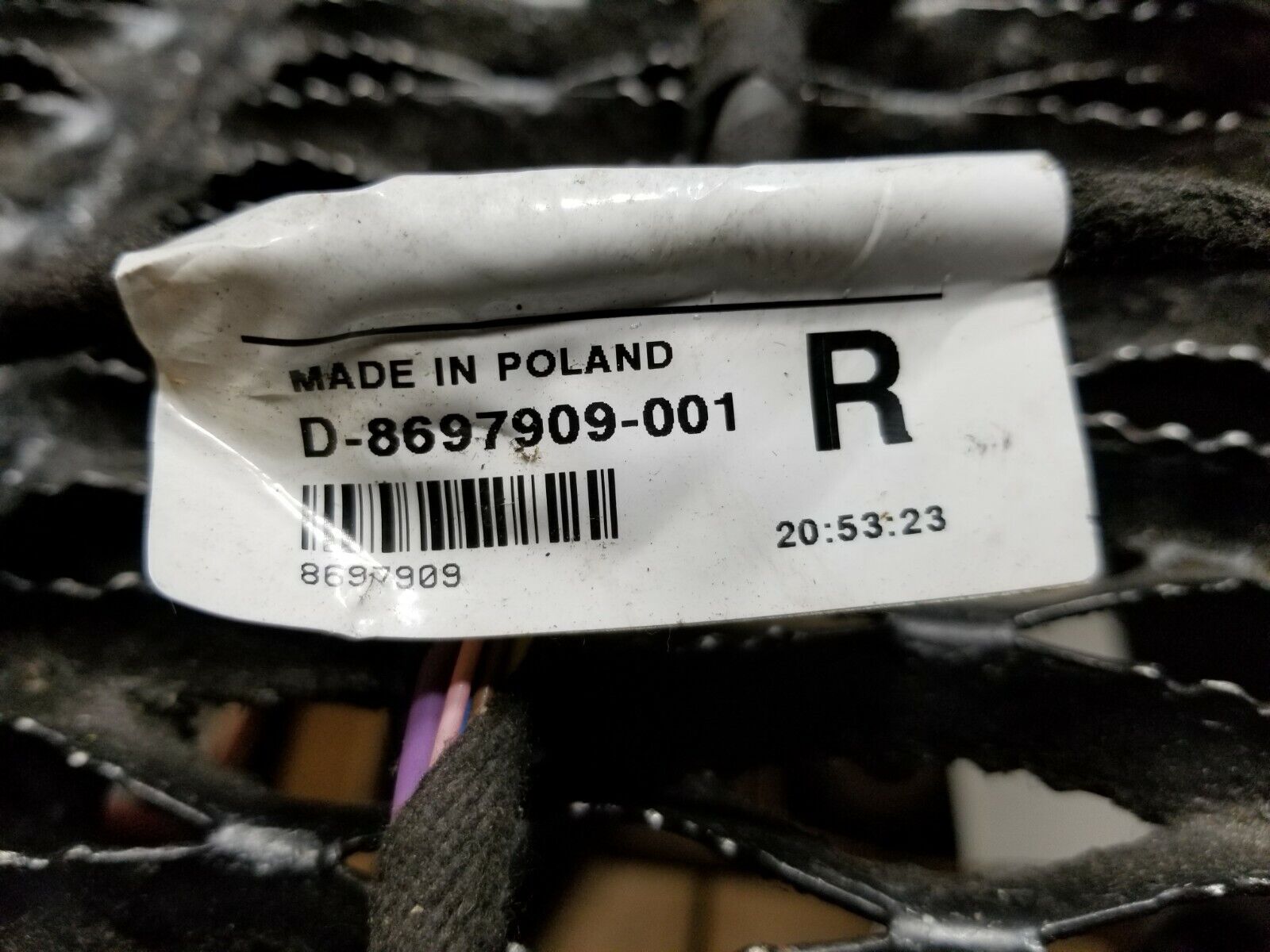 Volvo S60 Front Right Passenger Door Wire Harness OEM 05-09 - Replacement Auto Electrical Connector for Volvo S60 Models - Perfect for DIY Car Repairs & Electrical System Maintenance