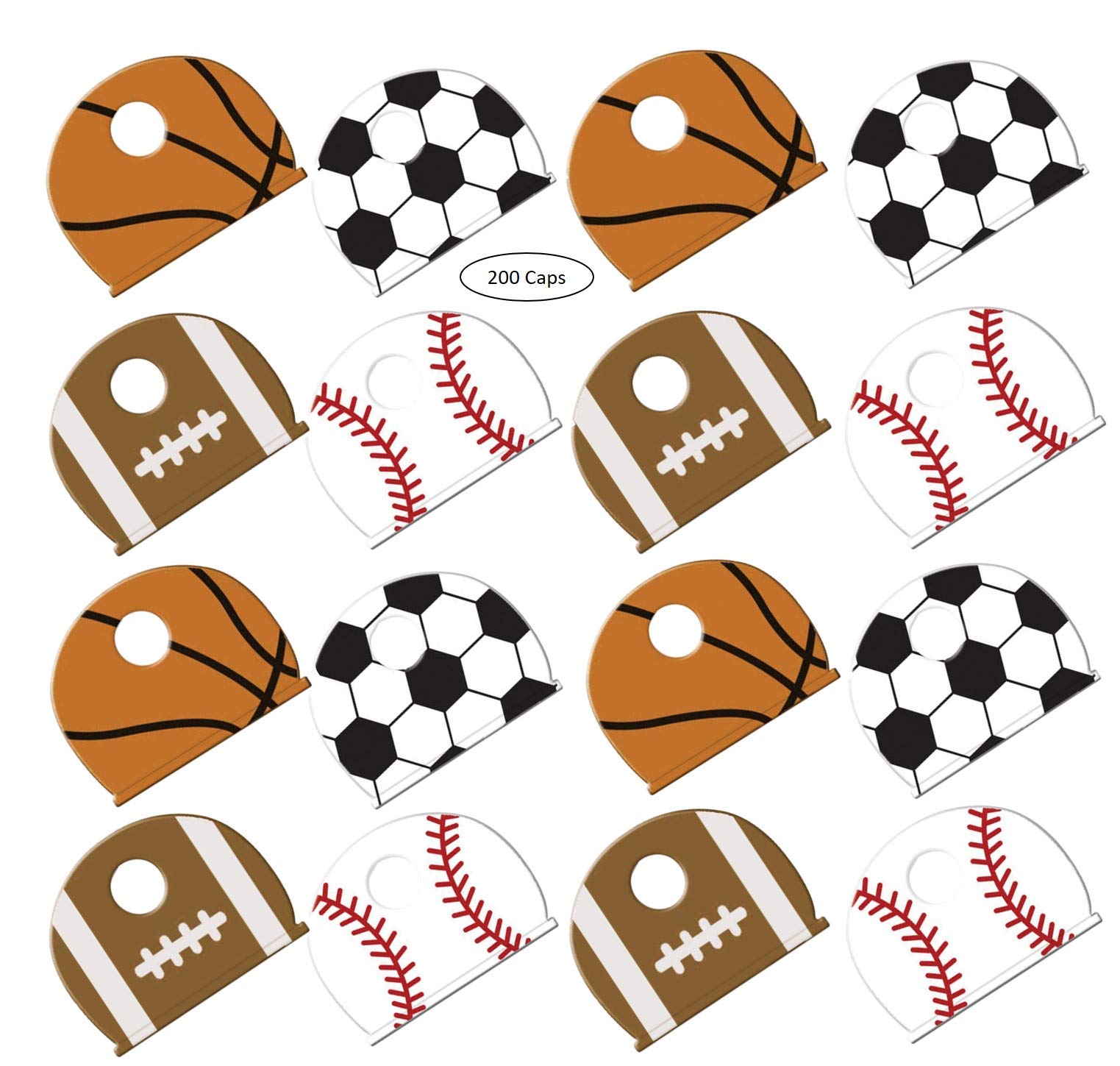200 Count Box of Sports Caps - Bulk Baseball Hats for Teams, Events & Outdoor Activities - Adjustable Snapback & Dad Hats for Men, Women & Youth (Perfect for Sports Fans, Gifts & Promotional Giveaways)