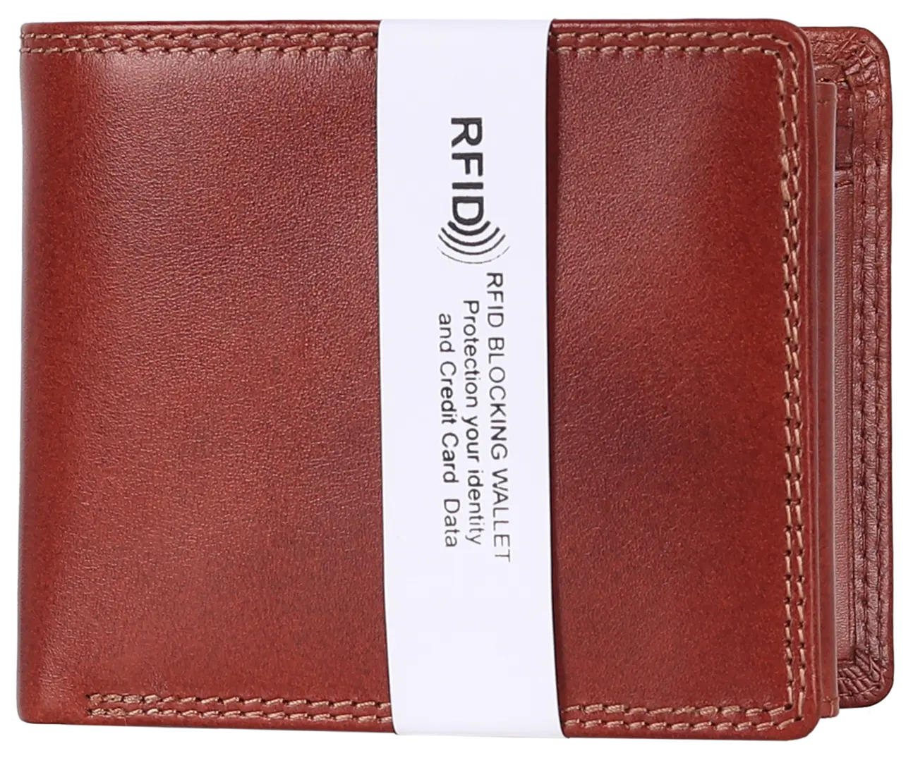 Premium MET Leather Wallet with RFID Protection & Coin Pocket - Stylish & Durable Mens Bifold Wallet for Everyday Carry, Travel & Business Use