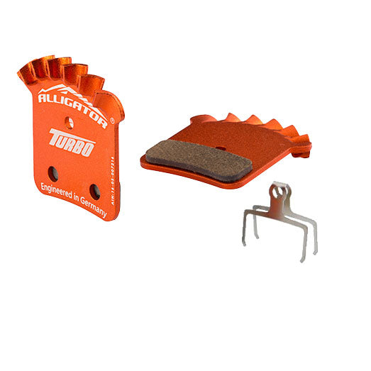 SRAM XX/X0 & Avid Elixir Alligator Turbo Disc Brake Pads - High Performance Bicycle Brake Pads for Mountain Biking and Road Cycling