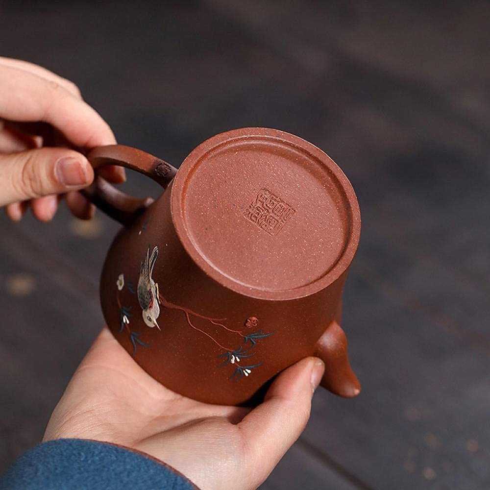 Handmade Cast Iron Teapot Set - Avon Tea Mud Painted Traditional Japanese Tetsubin for Loose Leaf Tea Brewing - Perfect for Home, Office & Tea Ceremonies