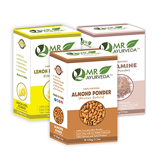 Almond Powder + Lemon Peel Powder + Calamine Clay Powder