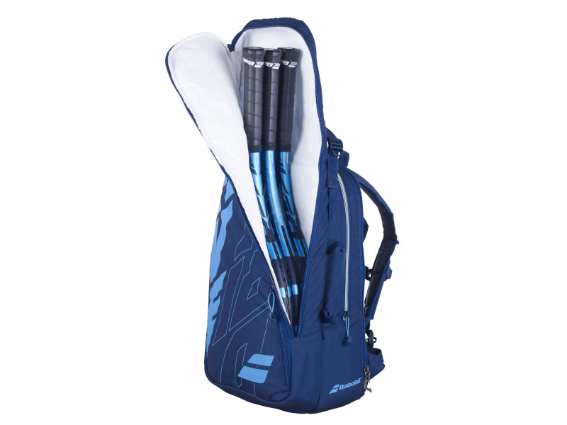 Babolat Pure Drive Tennis Backpack - Durable Sports Bag for Tennis Gear, Blue | Perfect for Tennis Players & Coaches - Carry Rackets, Balls & Accessories