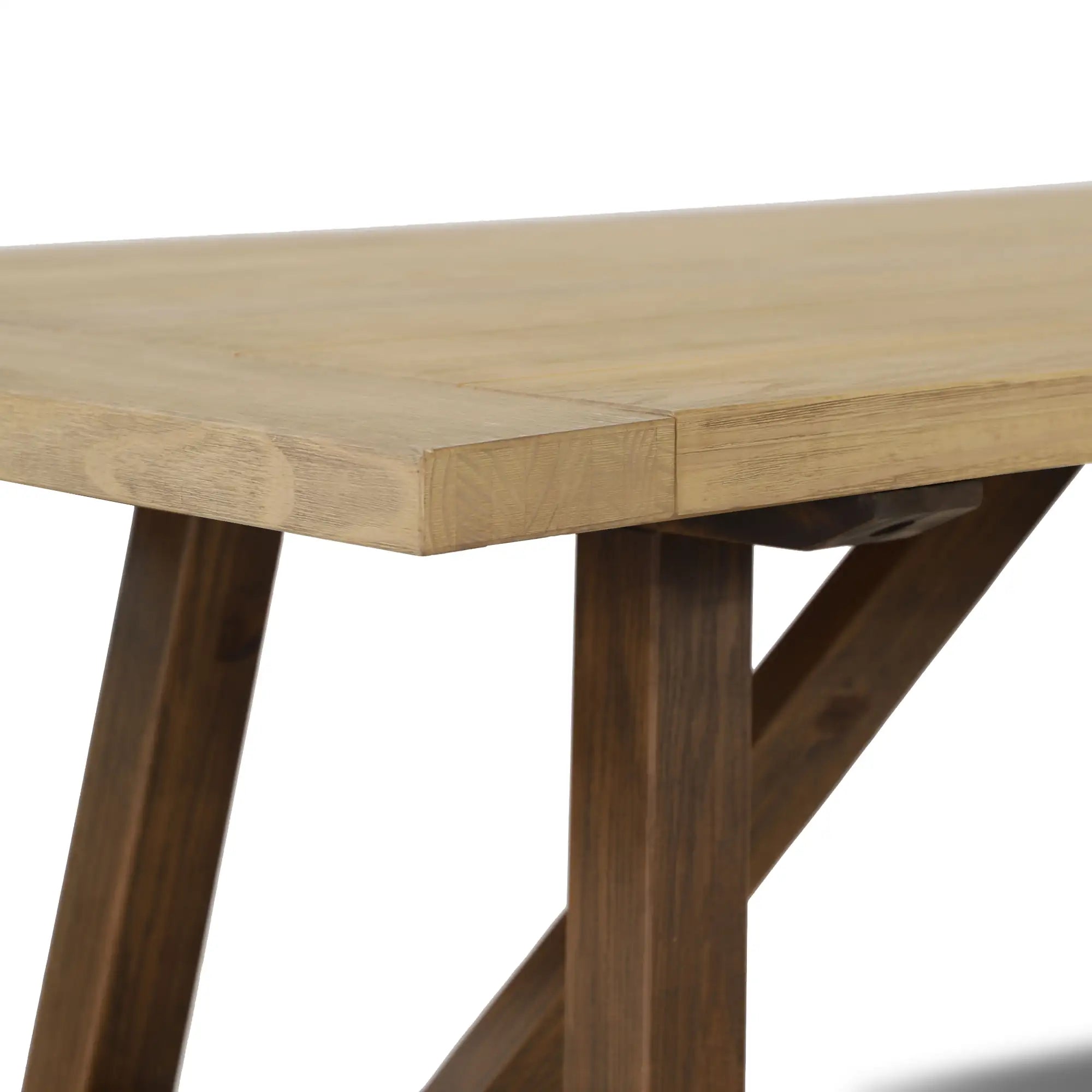 Customizable Cascais 72-Inch Modern Dining Table - Extendable Wooden Table for 8-10 People - Perfect for Family Gatherings & Dinner Parties
