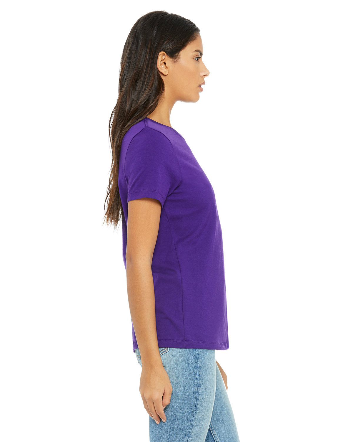 Bella + Canvas B6400 Women's Relaxed Fit Jersey Short Sleeve T-Shirt - Soft Comfortable Casual Tee for Everyday Wear, Workout & Lounge
