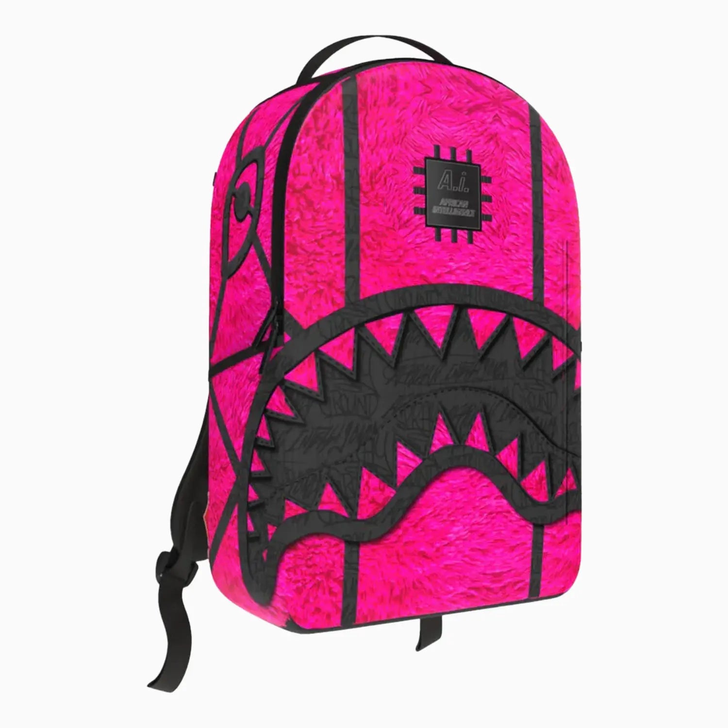 Pink Faux Fur Backpack for Women - Stylish & Trendy Aesthetic Laptop Bag for School, College, Travel & Everyday Use