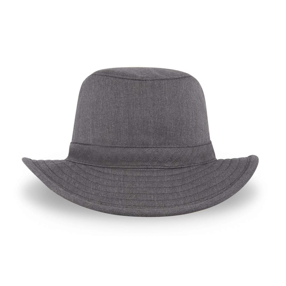 Tilley TW107 Waterproof Uptown Fedora Hat for Men & Women - Charcoal Gray, Size 7 1/2 - Warm Winter Hat for Outdoor Activities, Travel & Fashion