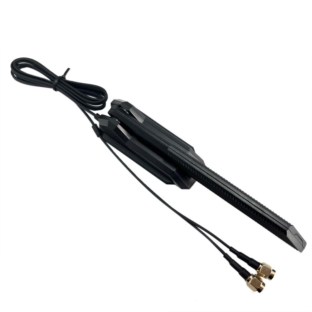 Gintai 6E WiFi Antenna Cable for ASUS ROG Rampage VI Extreme Encore X299-E, TUF Gaming, X570-PRO WiFi II, Z690-PLUS WiFi, Z690-PLUS WiFi D4 & GIGABYTE Z590/Z690 Gaming Motherboards - High-Speed Wireless Connectivity for Gaming PCs & Workstations