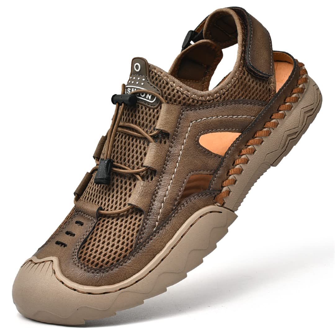 Men's Breathable Mesh Sandals - Lightweight Summer Outdoor Casual Shoes for Beach, Walking & Travel | Comfortable & Durable