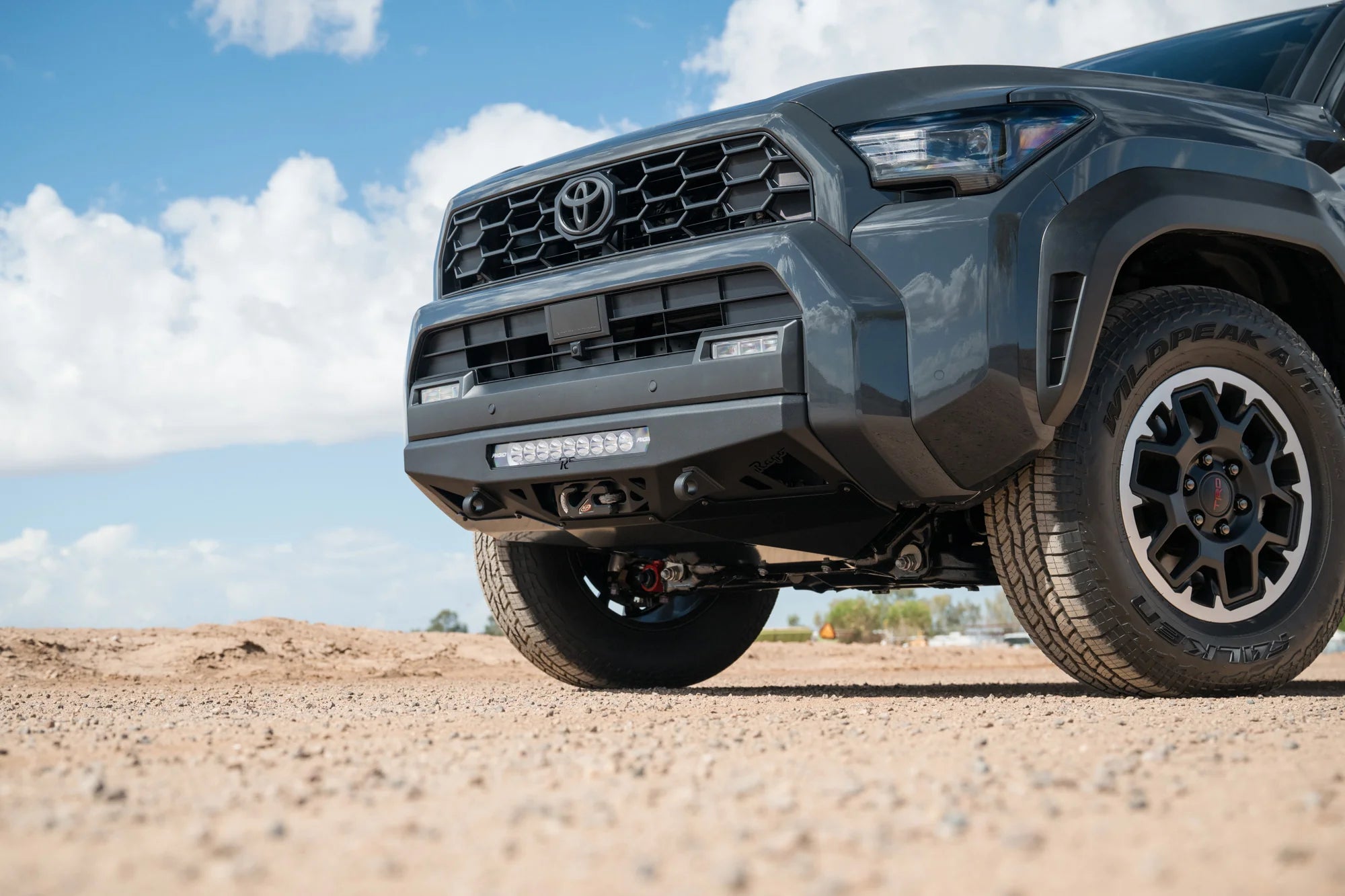 Rago Fabrication Heavy Duty Center Mount Winch Front Bumper with Skid Plate for 2025+ Toyota 4Runner | Off-Road Protection & Adventure Ready