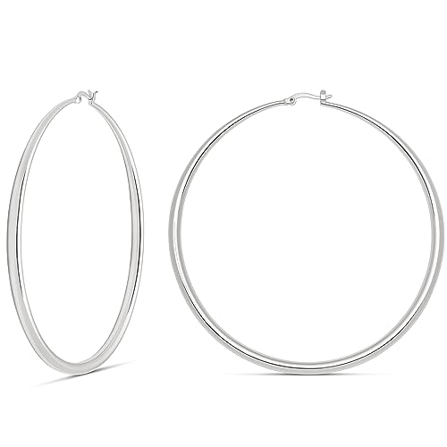 Sterling Silver Plated / 3.4 in - XX-LARGE