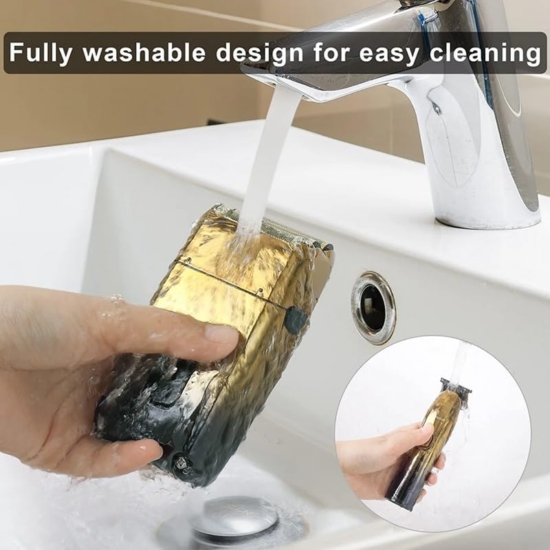 Best Electric Razors for Men - 3-Blade Rechargeable Wet/Dry Shaver with Powerful Motor for Smooth Bald & Beard Shaving - Perfect for Travel, Home & Gym Use