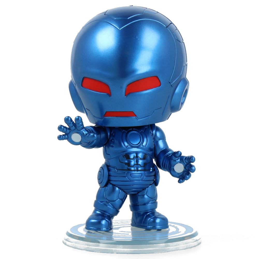Marvel Iron Man Cosbaby Figure Set (5pcs) - Collectible Superhero Action Figures for Display, Gifts & Marvel Fans