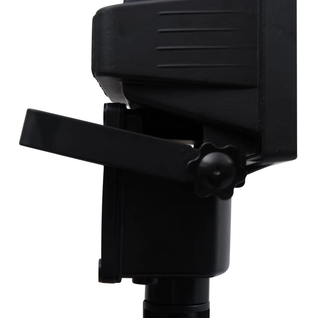 SKM Solar Powered LED Spotlight with Motion Sensor - Outdoor Garden Lighting for Pathways, Patios, and Security - Weatherproof Black Landscape Light