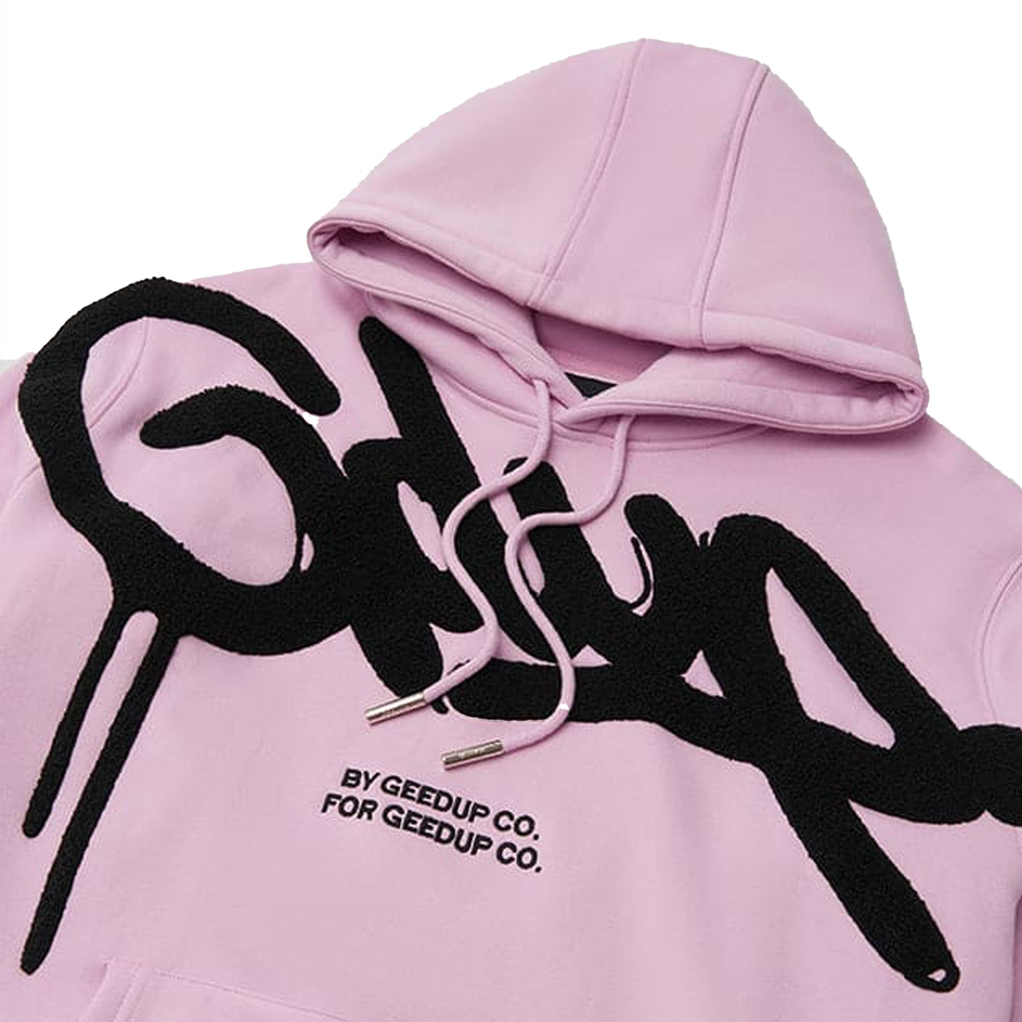Geedup Handstyle Hoodie 'Lavender & Black' 2025 - Trendy Streetwear Pullover for Men & Women | Perfect for Casual Outfits, Gym Wear & Urban Fashion