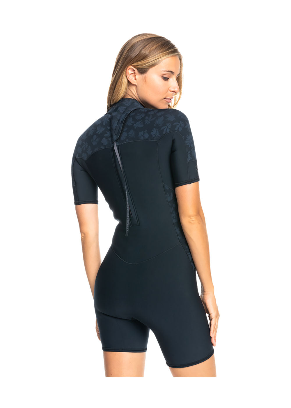 Roxy Women's 2.0mm Swell Series BZ Spring Wetsuit for Surfing, Diving & Water Sports | Full Body Neoprene Swimsuit for Warm Weather