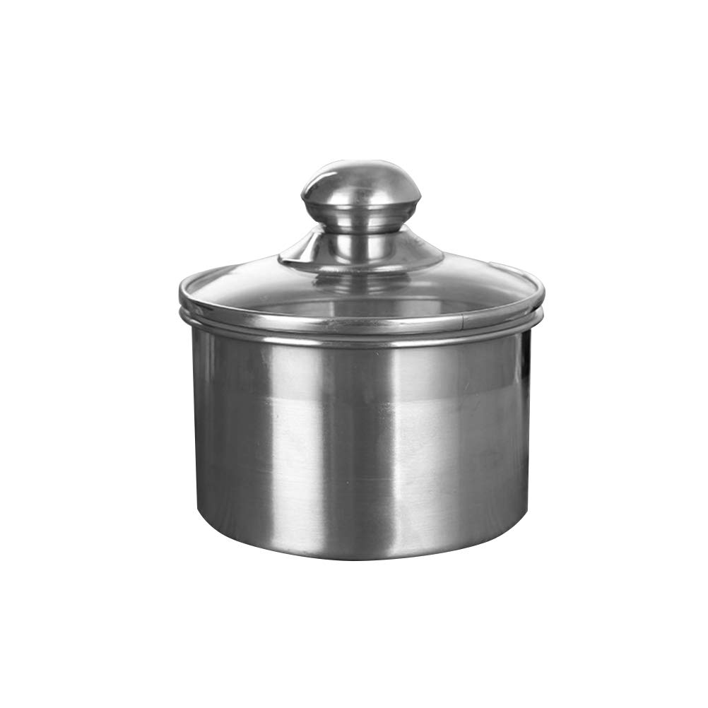Hemoton 700ml Stainless Steel Airtight Food Storage Container - Thickened Coffee Beans Canister, Kitchen Pantry Organizer for Coffee, Tea, Snacks & Dry Goods - Perfect for Home, Office & Camping Use