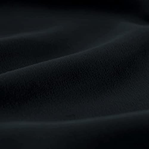 Premium Velvet Stretch Couch Cushion Cover - Super Soft Plush Sofa Seat Protector with Elastic Bottom - Washable Slipcover for Living Room, Bedroom - Cozy Home Decor for Kids & Pets (Black, 1-Pack) - Perfect for Family Movie Nights & Pet-Friendly Furniture Protection