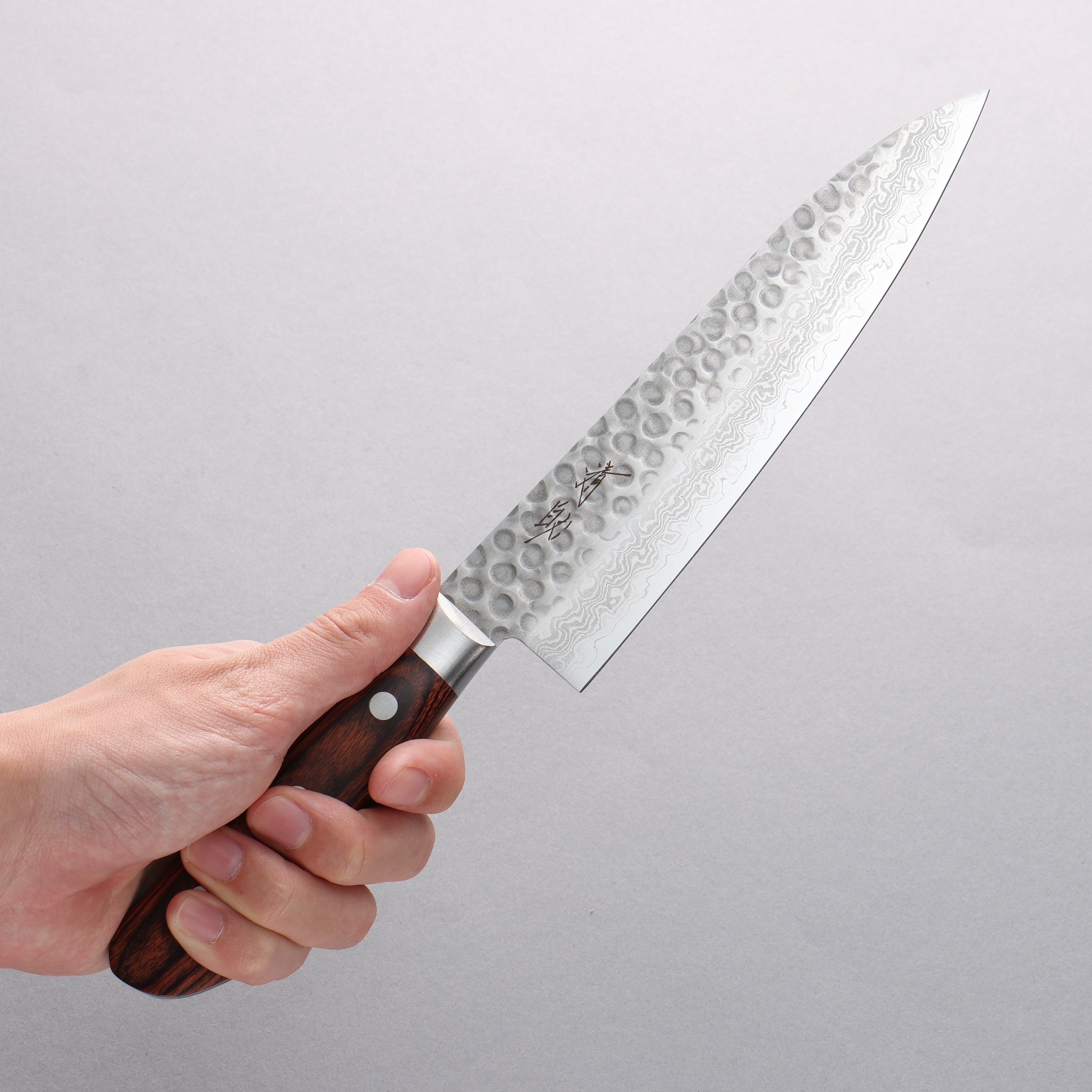 Seisuke VG10 17 Layer Damascus Gyuto Chef Knife 180mm - Japanese Kitchen Knife with Mahogany Handle for Professional Chefs & Home Cooking, Perfect for Slicing, Dicing & Chopping Vegetables, Meat & Fish