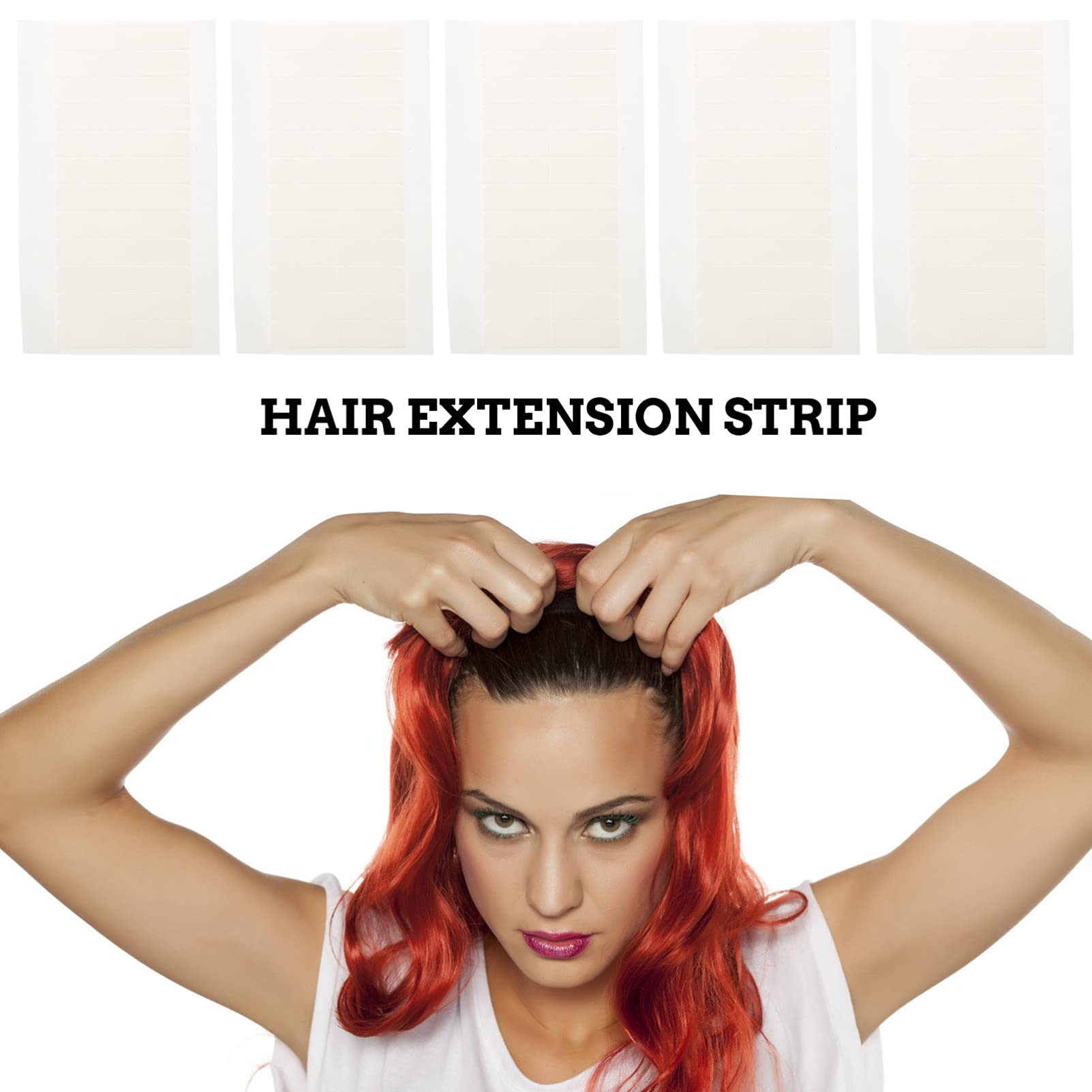 Double Sided Hair Extension Tape - Premium Human Hair Replacement Wigs & Extensions Adhesive | Secure Hold for Daily Styling & Special Occasions