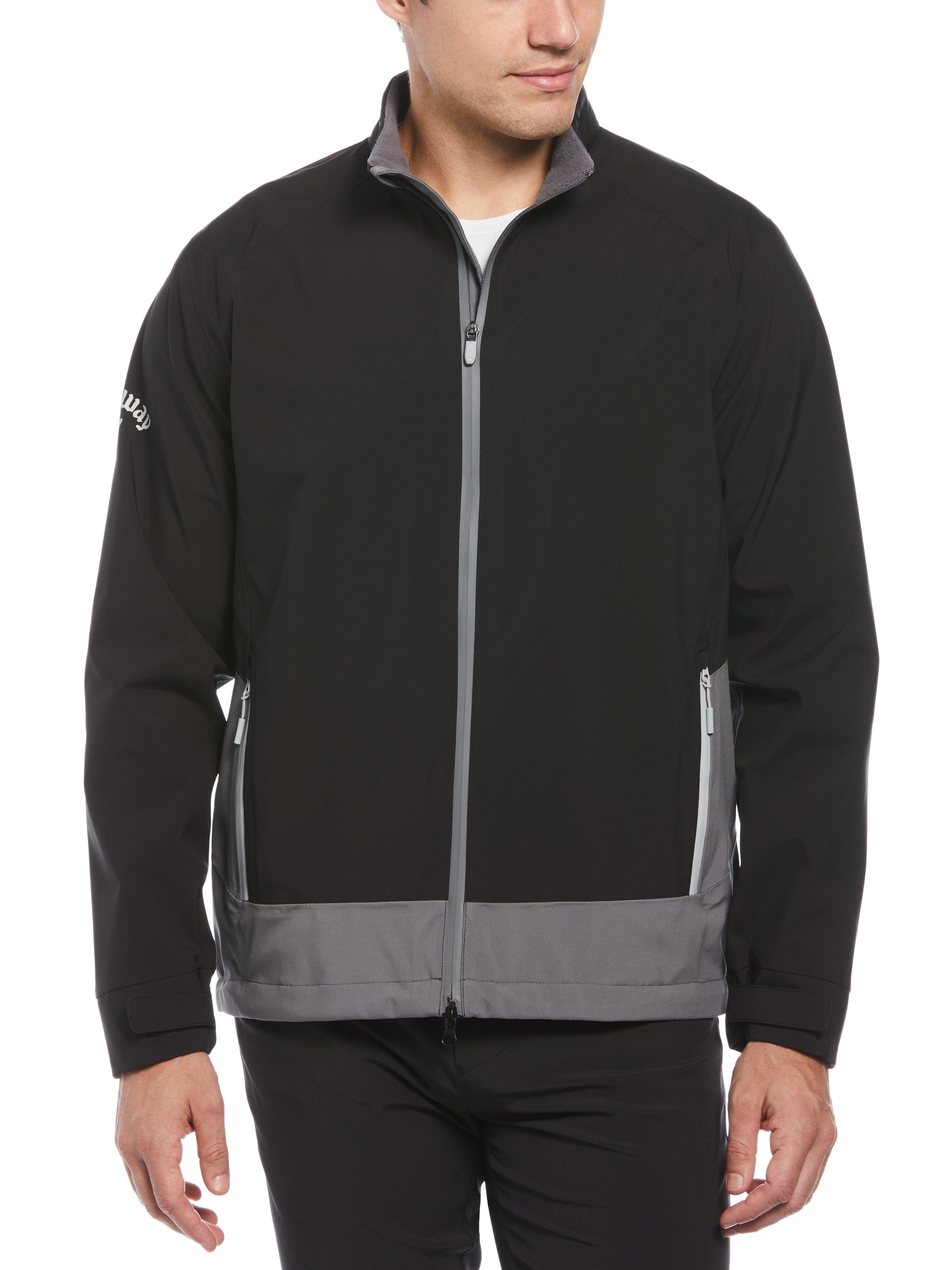 Men's Premium Full Zip Golf Stormguard Jacket - Waterproof Windproof Outerwear for Golfing & Outdoor Activities