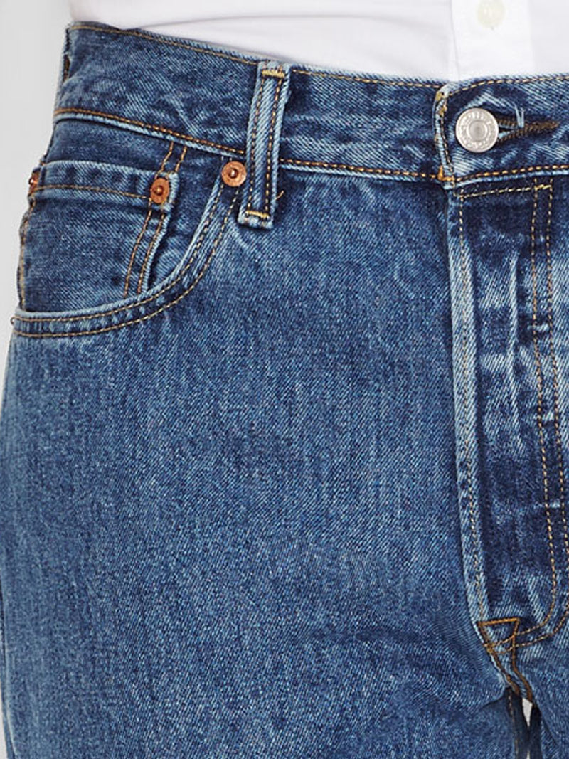 Levi's 005010193 Men's 501 Original Fit Jeans - Medium Stonewash Denim Pants for Casual Wear & Everyday Style | Perfect for Work, Dating & Weekend Outfits