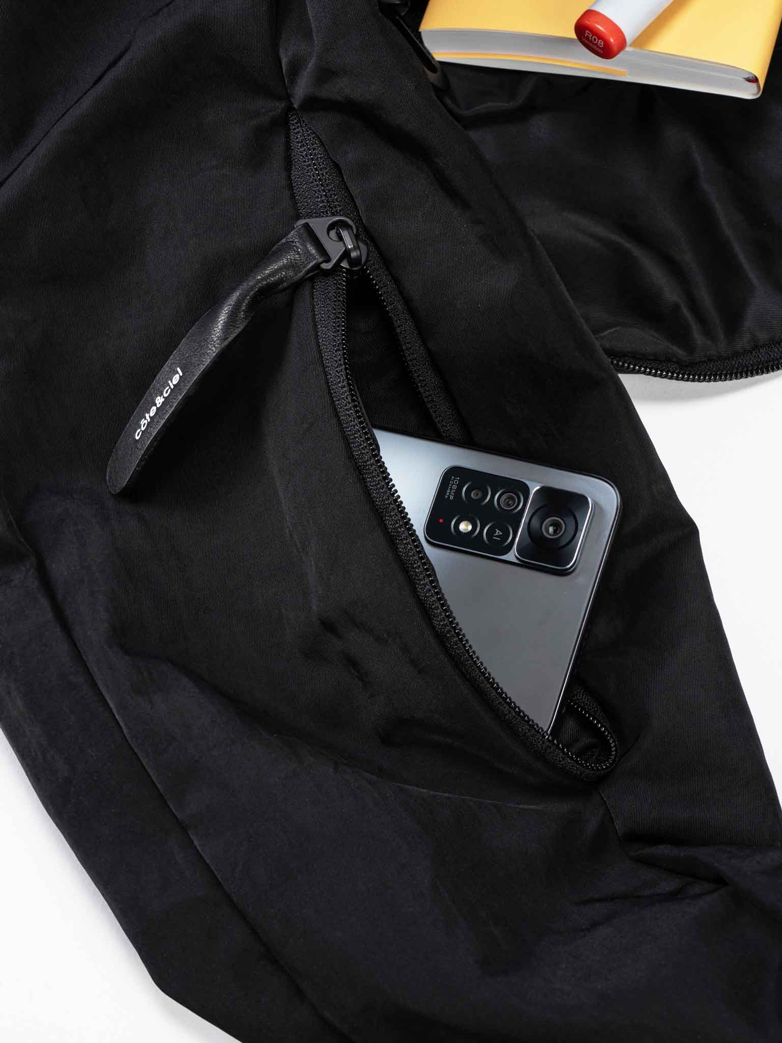 Cote & Ciel Hyco Smooth Backpack - Stylish Waterproof Laptop Bag for Work & Travel | Perfect for Commuters, Students & Digital Nomads