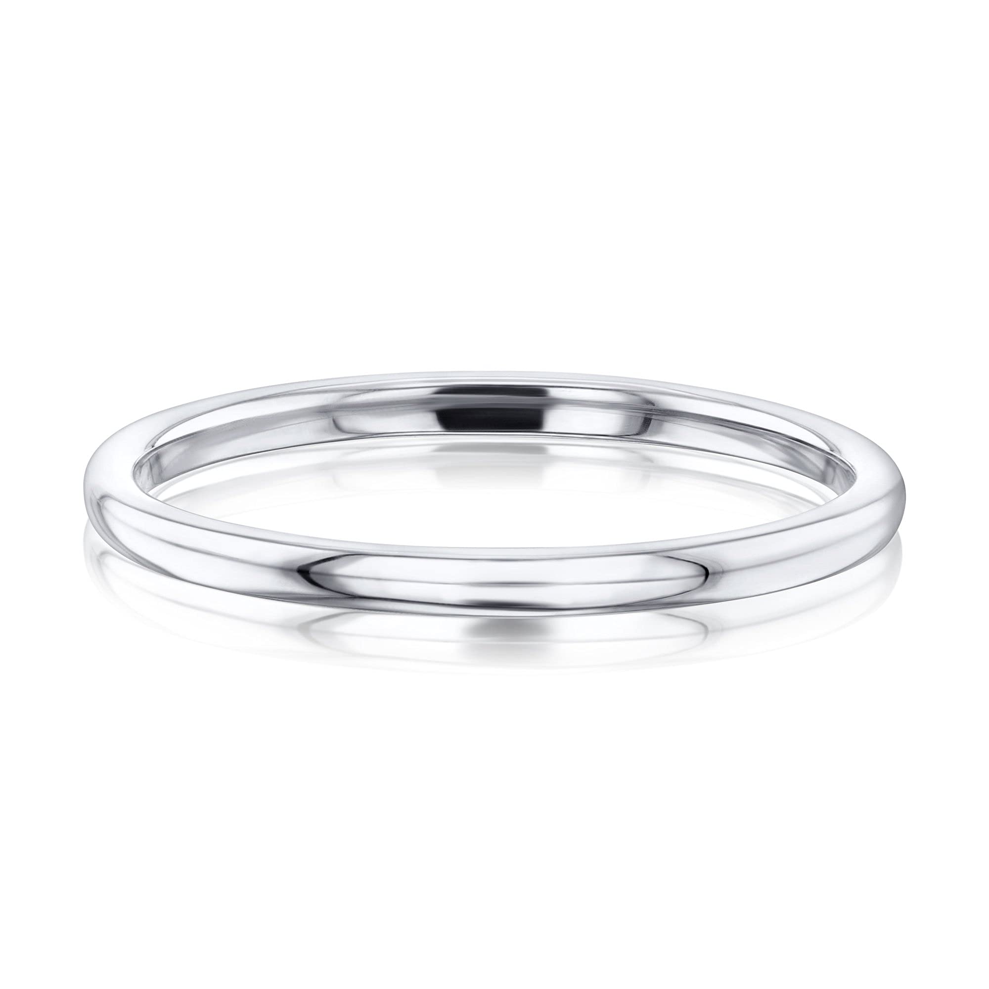 Kobelli 1.6mm Solid Gold Wedding Band Ring for Men & Women - Classic Thin Comfort Fit 14K/18K Yellow, White or Rose Gold - Perfect for Engagement, Anniversary & Everyday Wear
