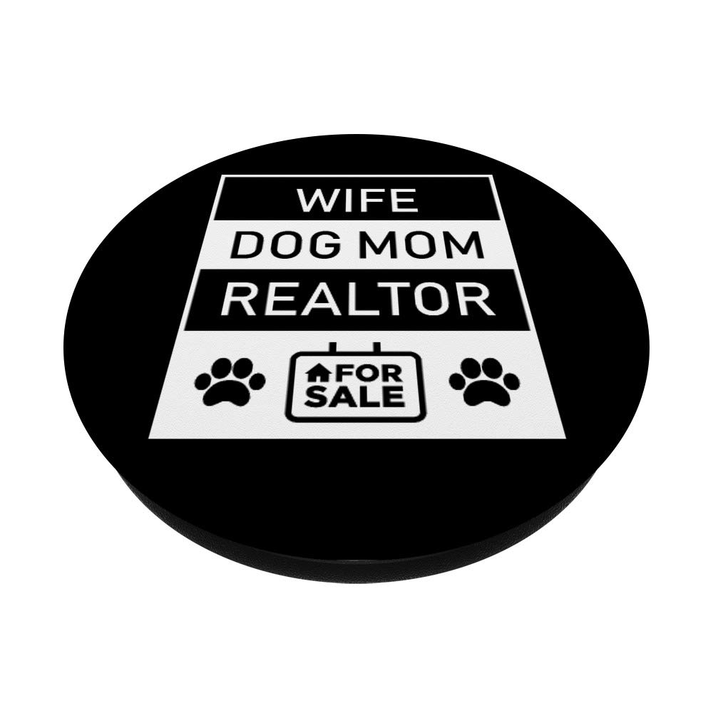 Swappable PopGrip for Phones & Tablets - Perfect Gift for Dog Lovers, Realtors & Moms | Ideal for Work, Travel & Everyday Use