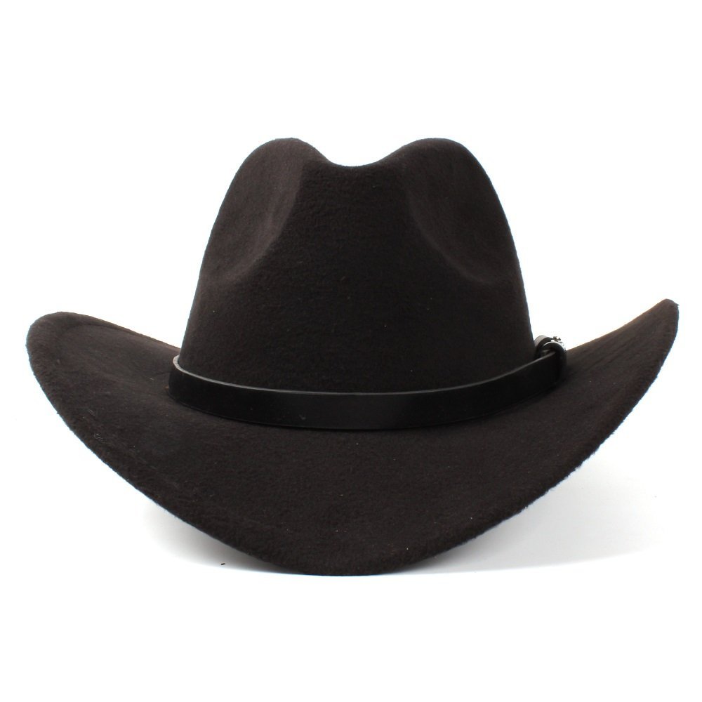 Stylish Western Cowboy Hat for Women & Men - Premium Felt Cowgirl Sombrero for Rodeo, Country Music Festivals & Outdoor Adventures