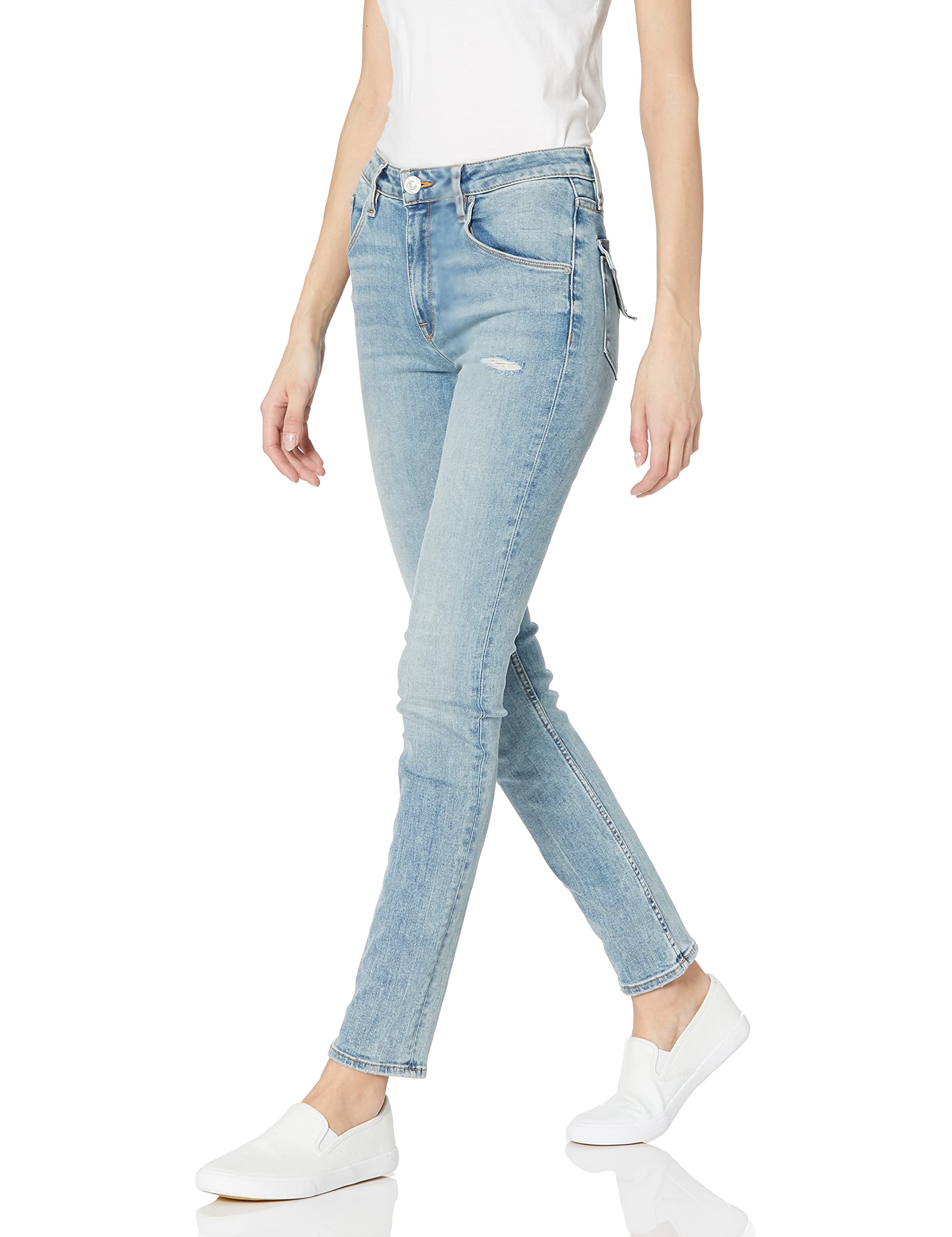 HUDSON Women's Collin High Rise Skinny Jeans - Stretch Denim Pants for Everyday Comfort | Perfect for Work, Casual Outings & Date Nights