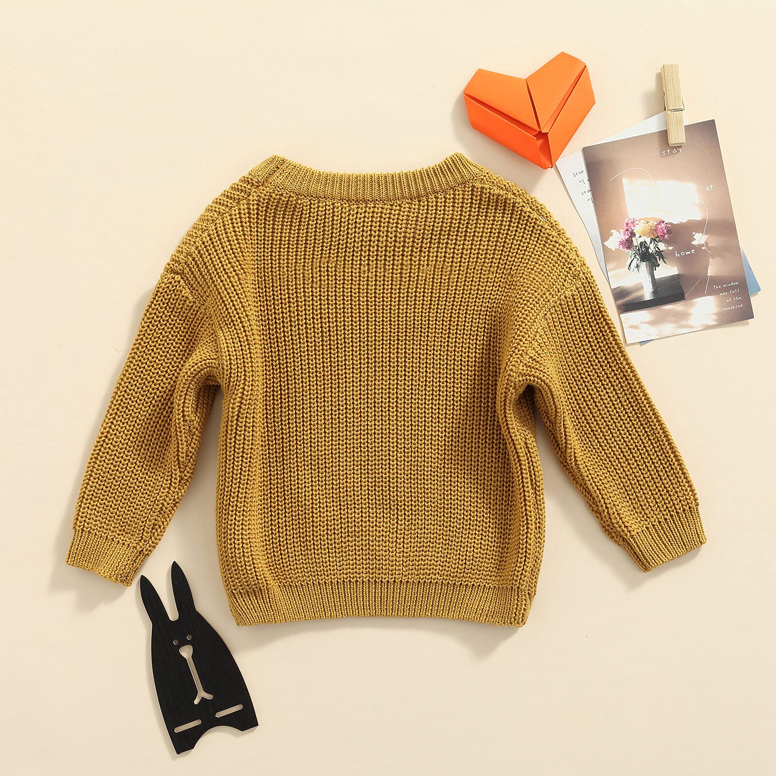 L&ieserram Baby Knitted Jumper Sweater - Soft Long Sleeve Pullover for Newborns & Toddlers (0-5 Years) | Cozy Winter & Autumn Outfit for Boys & Girls | Perfect for Playdates, Family Photos & Holiday Gatherings