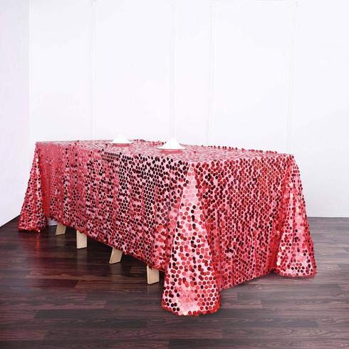 Premium Sequin Rectangle Tablecloth 90