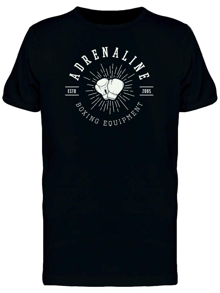 Adrenaline Boxing Tee for Men - Premium Training & Sparring T-Shirt - Perfect for Boxing Gyms, MMA Workouts & Fitness Training
