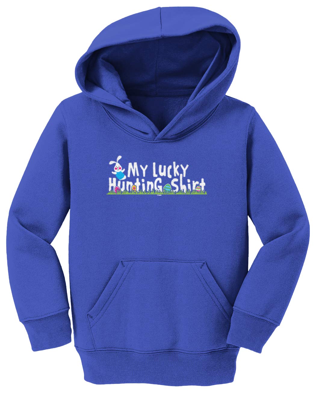 My Lucky Hunting Shirt - Easter Egg Print Cute Fleece Hoodie for Toddlers & Kids | Warm Outdoor Hunting & Easter Outfit