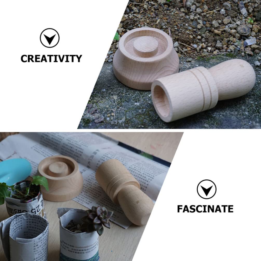 DIY Biodegradable Paper Pot Maker for Seedlings - Eco-Friendly Plant Starter Pots for Gardening & Indoor Planting | Perfect for Home Garden, Herbs, and Organic Farming