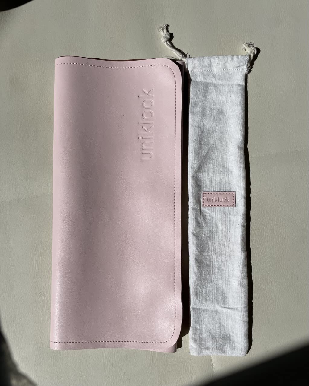UNIKLOOK Vegan Leather Baby Changing Pad - Waterproof Portable Diaper Changing Mat 14