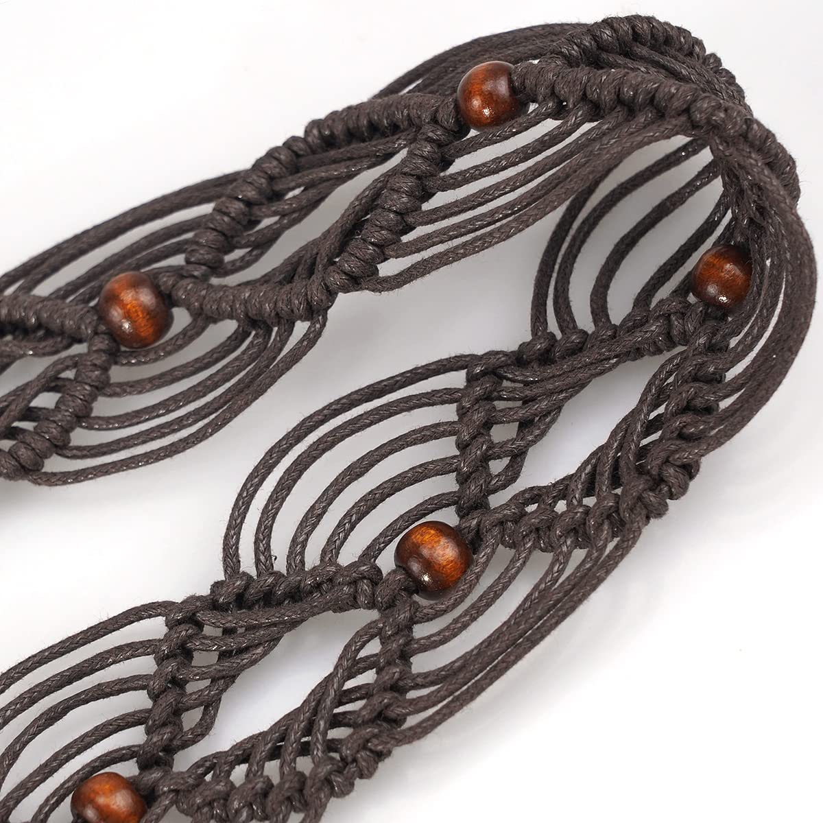 Boho Braided Belt for Women - Handwoven Bohemian Waist Belt for Dresses & Skirts | Perfect for Summer Outfits, Music Festivals & Beach Vacations
