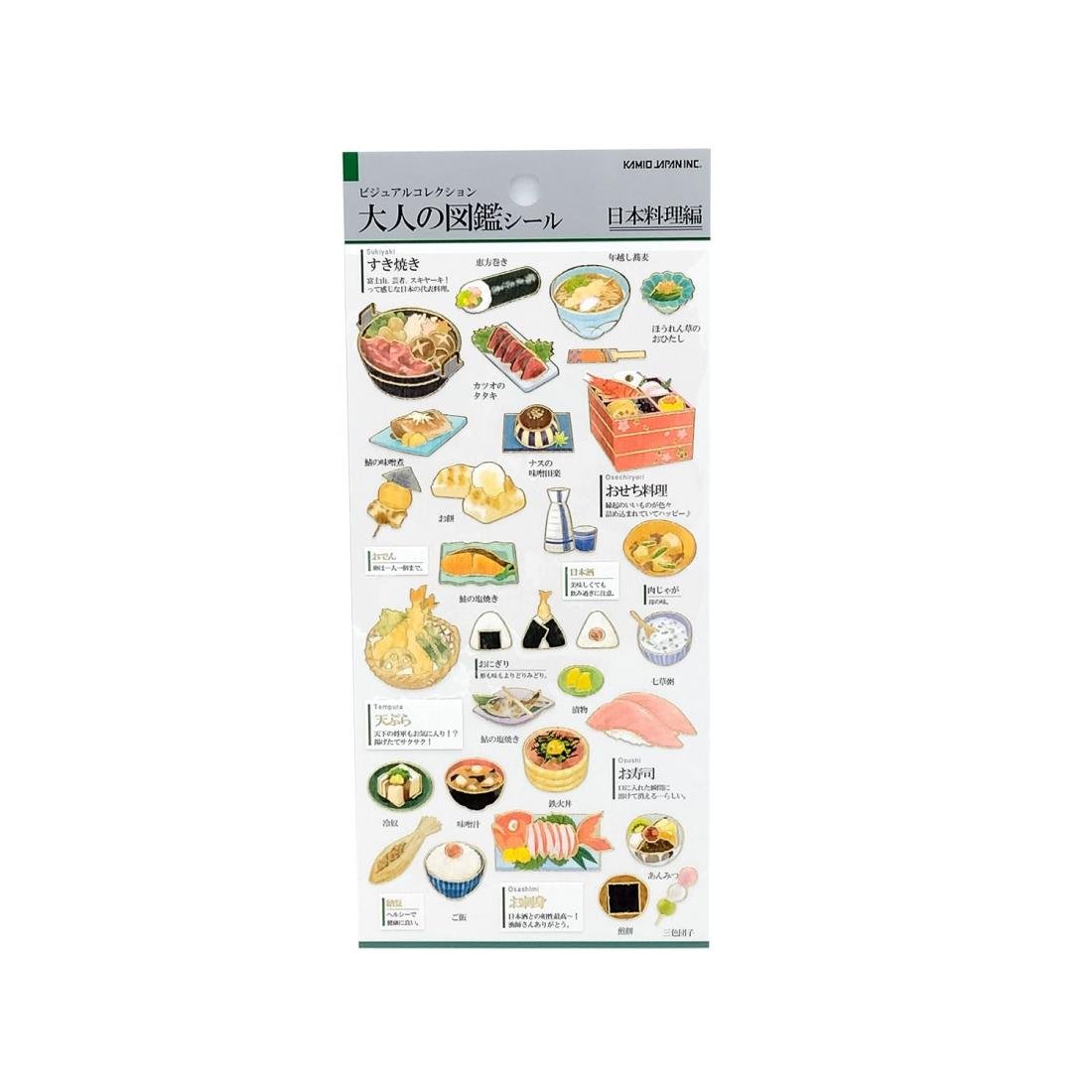Premium Otona Collection Japanese Food and Drink Stickers - Cute Kawaii Vinyl Decals for Laptops, Water Bottles & Planners - Kamio Japan Authentic Stationery