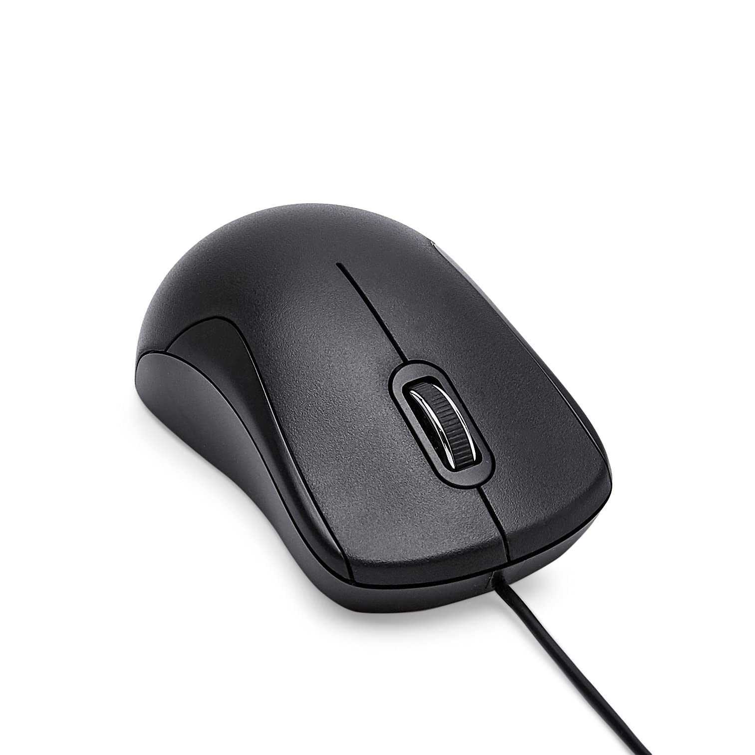 Amazon Basics 3-Button USB Wired Mouse - Black for Office & Gaming