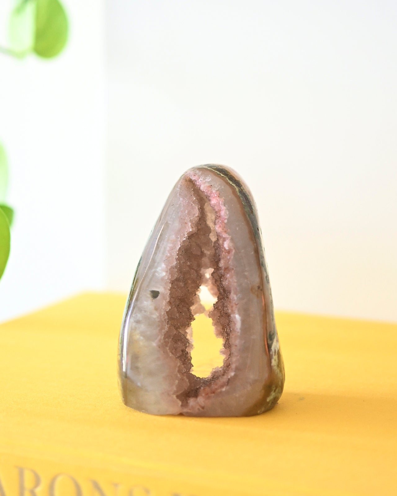 Natural Amethyst Druzy Freeform Stone - 4 Inch Healing Crystal for Home Decor, Meditation & Spiritual Gifts