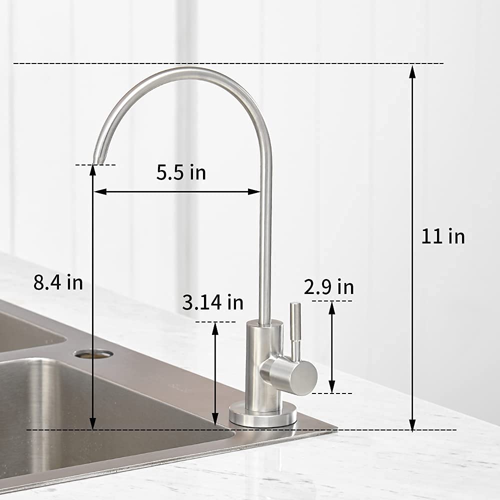 OWOFAN Brushed Nickel Kitchen Sink Faucet with Soap Dispenser - High Arc Pull Down Sprayer, Durable Stainless Steel Design for Modern Home & Restaurant Use