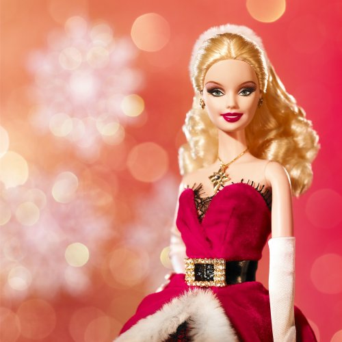 Barbie 2007 Holiday Collector Doll - Limited Edition Christmas Barbie for Collectors & Gift Giving - Perfect for Holiday Decorations, Christmas Tree Toppers & Nostalgic Displays