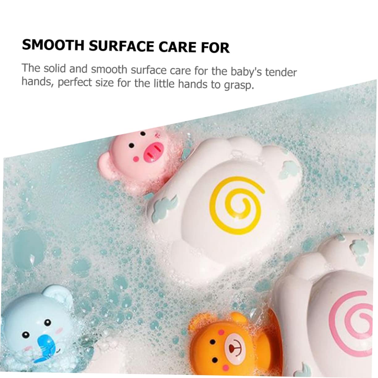 VICASKY 2-Pack Durable Bath Toys for Kids - Fun Bathtub Accessories, Floating Plastic Toys for Toddlers & Babies - Perfect for Splash Play, Sensory Development & Bathtime Fun